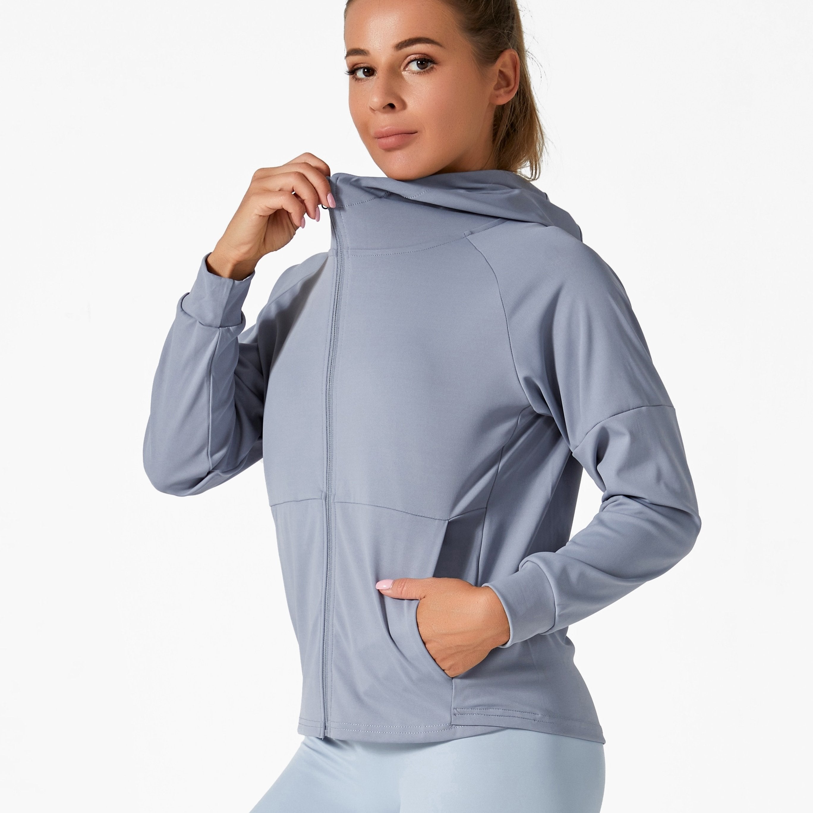 Women's Lightweight Workout Jacket for Yoga & Running