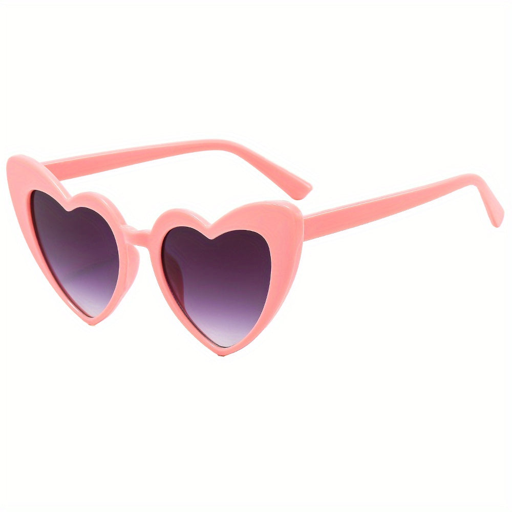 Heart Sunglasses For Women Men Casual Love Theme Candy Glasses UV400