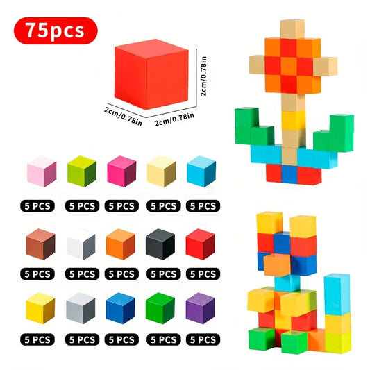 Magnetic Building Blocks DIY Toy 150pcs 15 Colors
