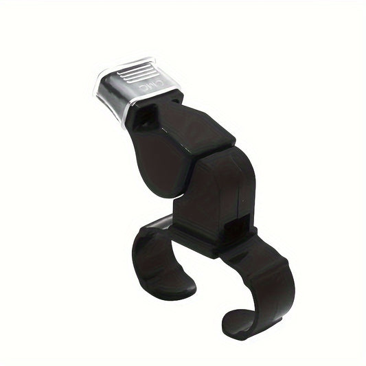 Referee Finger Whistle Football Training Equipment Safe Plastic Ring Whistle