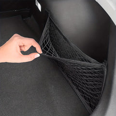 Double Layer Mesh Pocket Bag for Car Trunk Storage