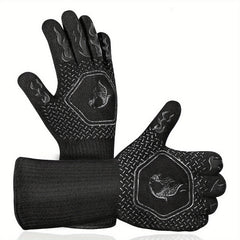 Heat Resistant Protective Mitts 1472 F Silicone Gloves