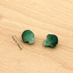 4pcs Mini Broccoli & Vegetable Set Realistic Faux Floral PVC Doll House Decor