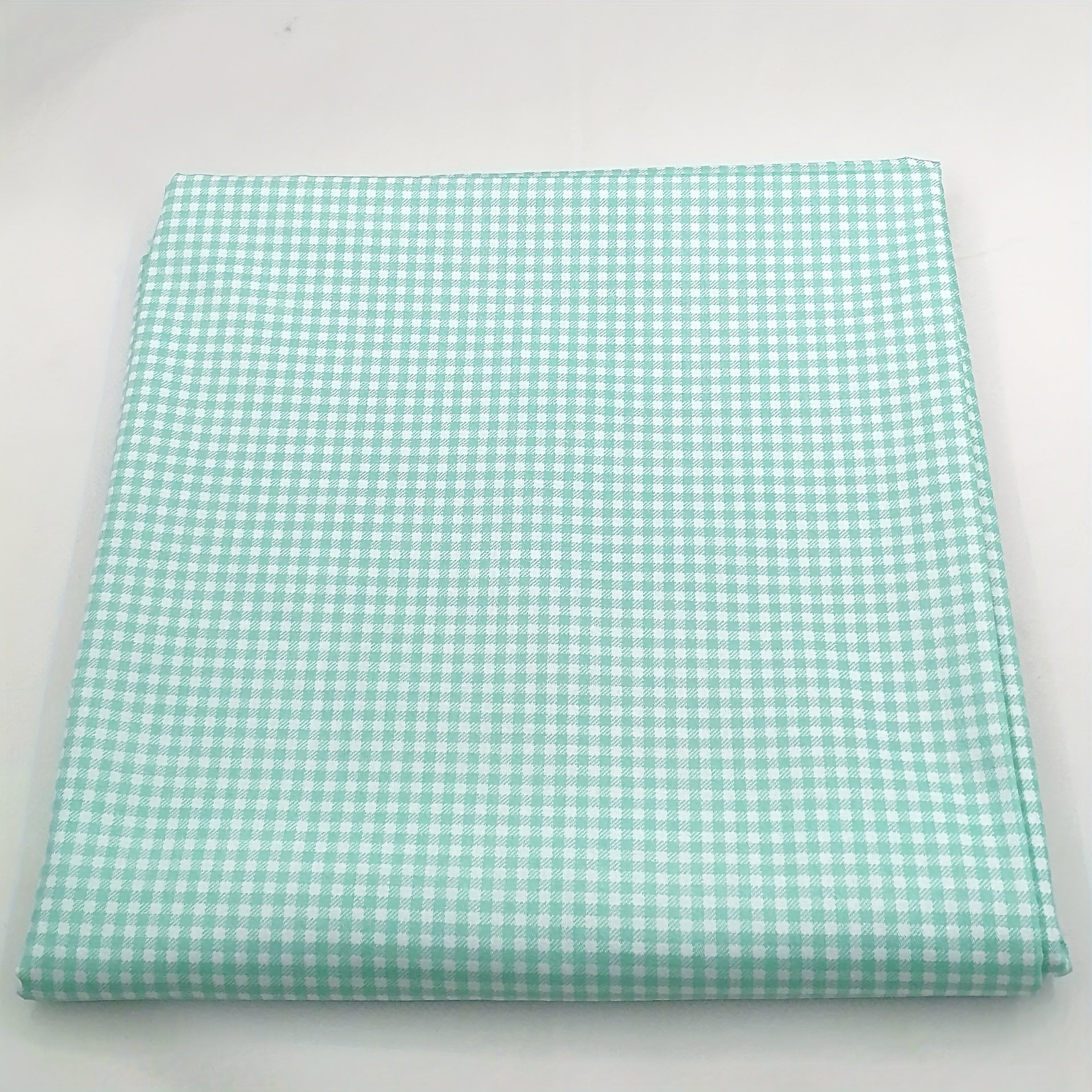 8pcs Cotton Quilt Pieces DIY Plaid Dots Patchwork Bedding Fabric