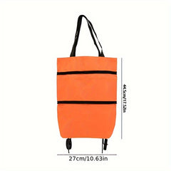 Grocery Cart Wheel Bag for Easy Shopping
