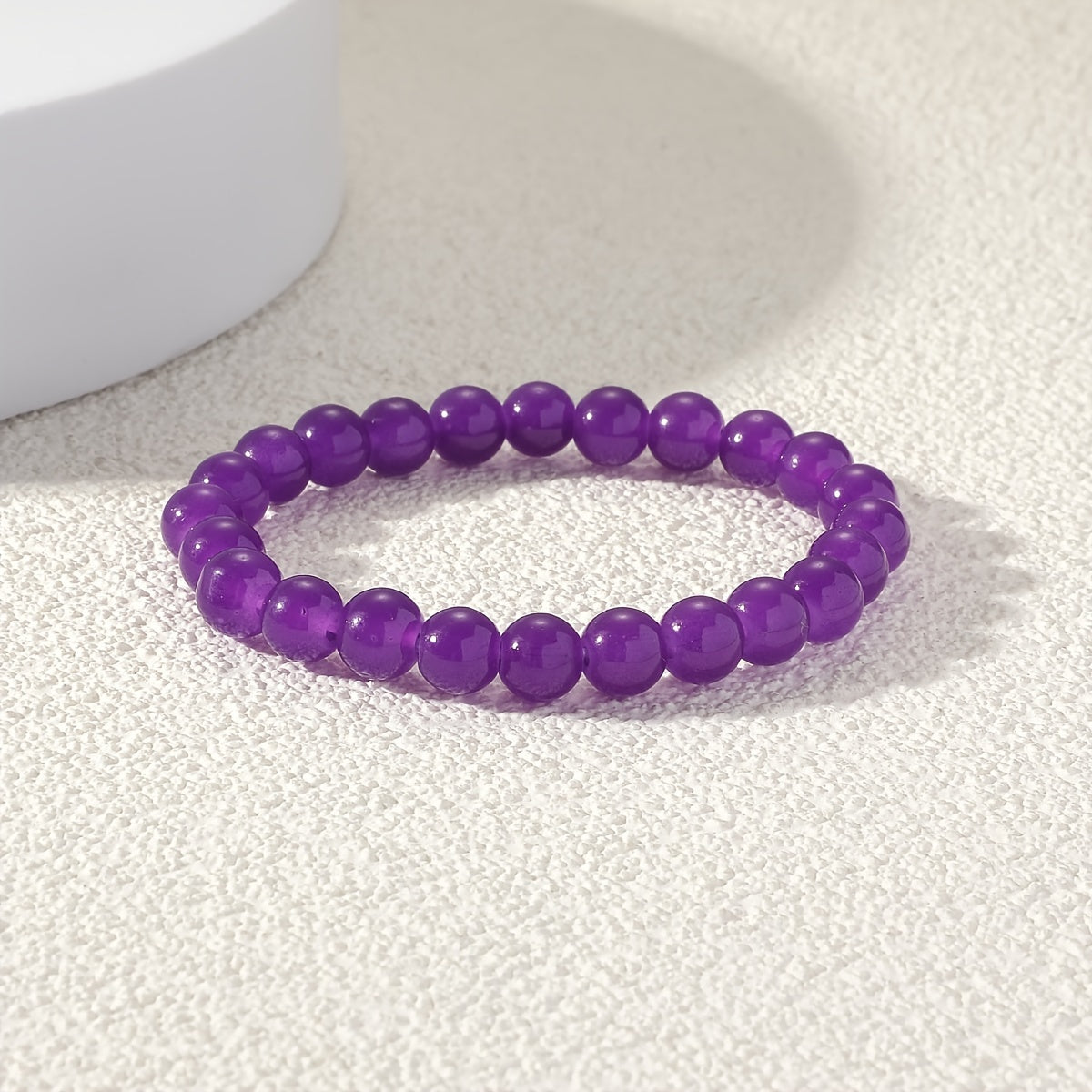 Colorful Hand String Elastic Beaded Women's Bracelet