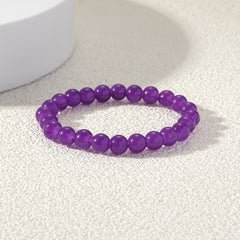 Colorful Hand String Elastic Beaded Women's Bracelet