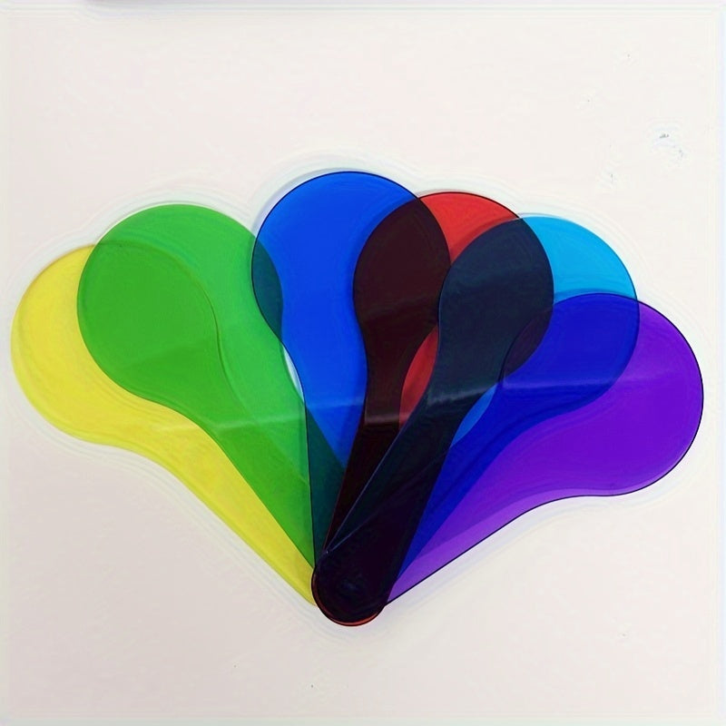 6pcs Transmission Plates Optical Puzzle & Recognition Toy for Kids