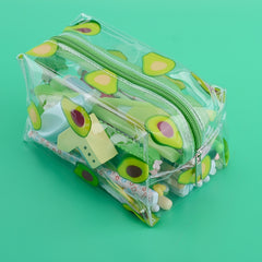Avocado Transparent Pen Bag Pencil Case Stationery Box