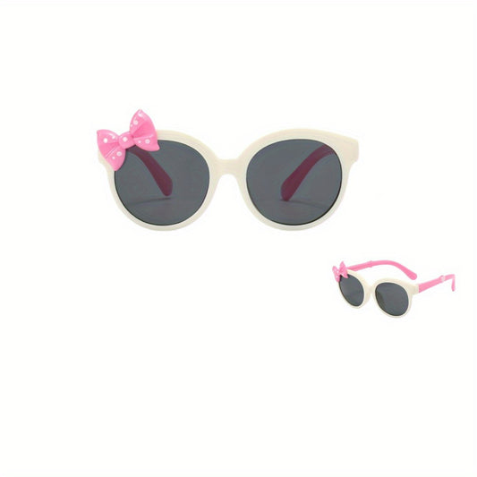 Kids Cartoon Bow Polarized Sunglasses for Outdoor Activities