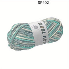 50g Colored Wool Acrylic Yarn for Knitting Crochet Hand Knitted Velvet