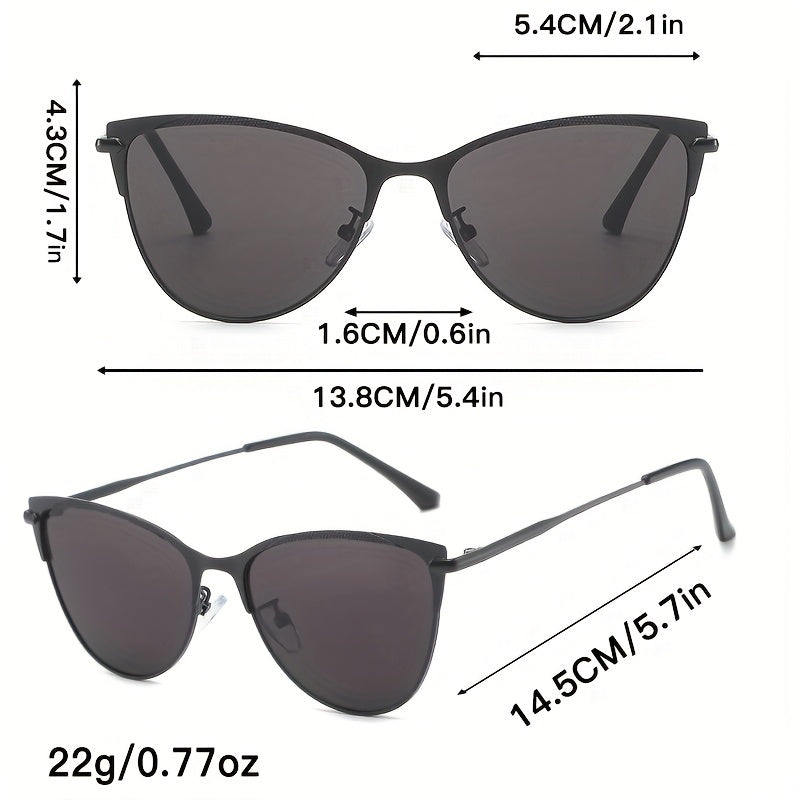 Retro Cat Eye Sunglasses for Women Men UV400 Sun Shades