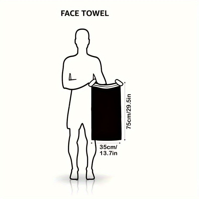 5pcs Absorbent Towel Set for Hair Drying Sports Travel