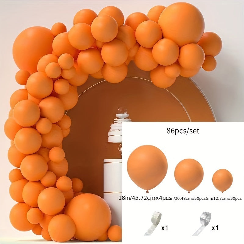 86PCS Mother's Celebration Balloons Set with Chain and Dispensing