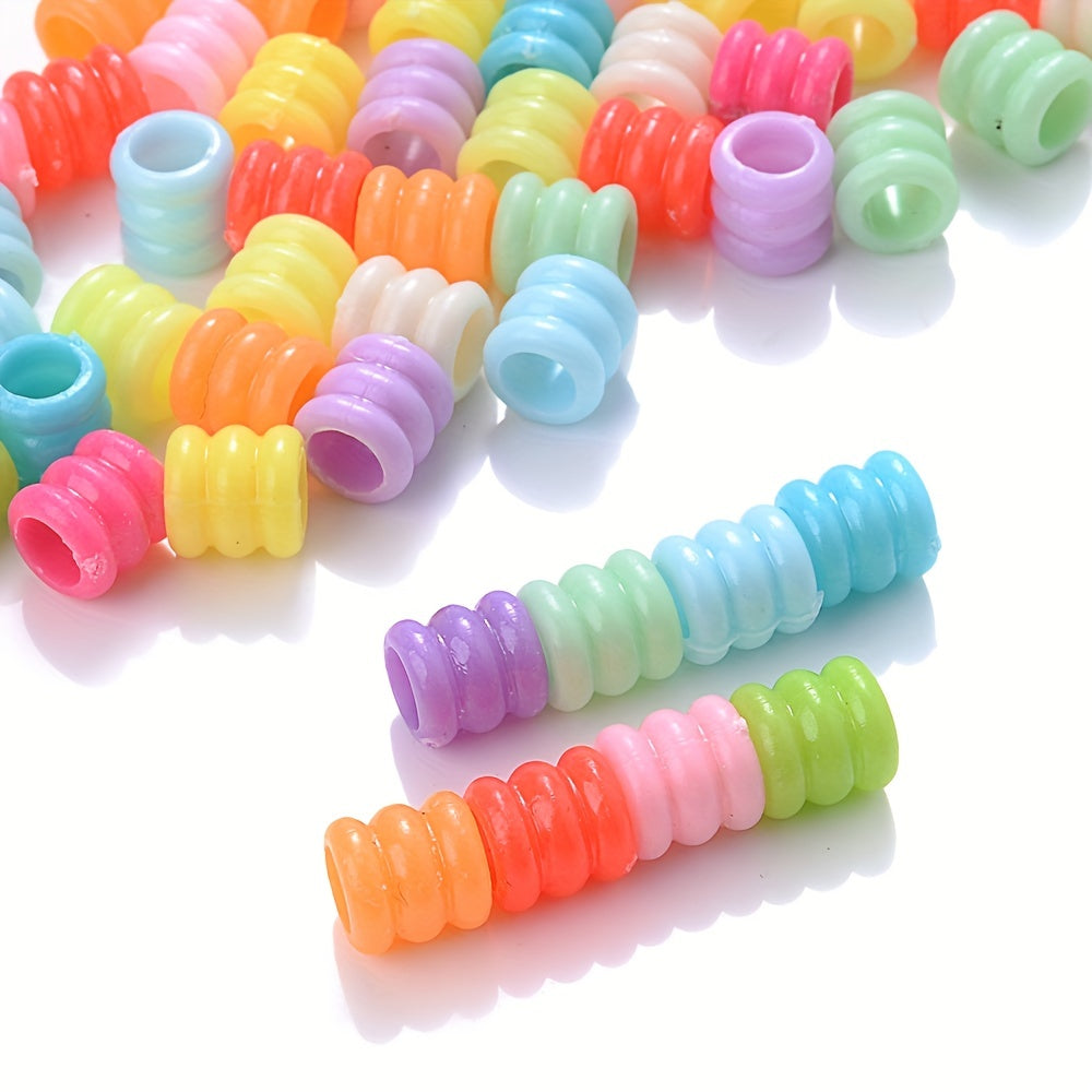 100pcs Colorful Acrylic Beads for DIY Jewelry Making