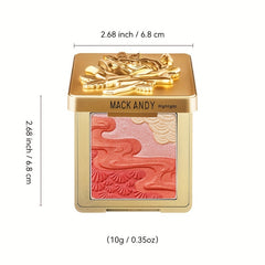 Shimmering Blush Palette for Contouring Highlighting 10g