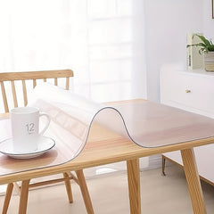 Waterproof Square Tablecloth Crystal Board Plastic Tablecover