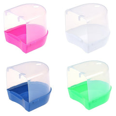 Hanging Bird Bath Cube Parrots Bathtub Bath Shower Box Cage Accessory