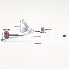 Mini Hair Dryer Set with Stand for Dollhouse Decor