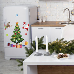 Christmas Tree Decor Stickers Holiday Garage Door Magnetic Waterproof Stickers