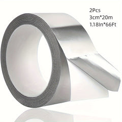 2pcs Silver Aluminum Tape Foil Tape with Adhesive Backing
