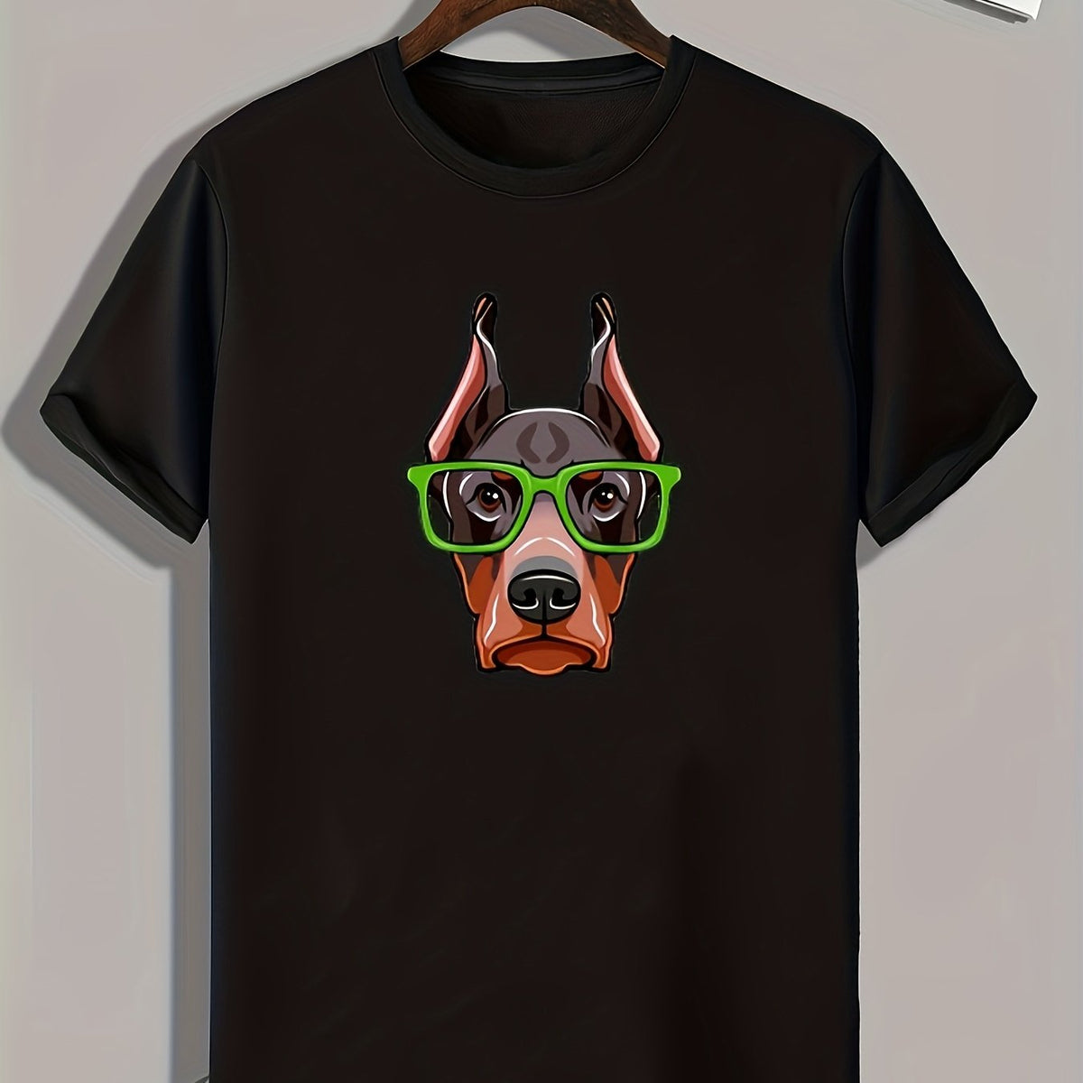 Dog Print Men's Graphic T shirt Casual Comfy Tees For Summer