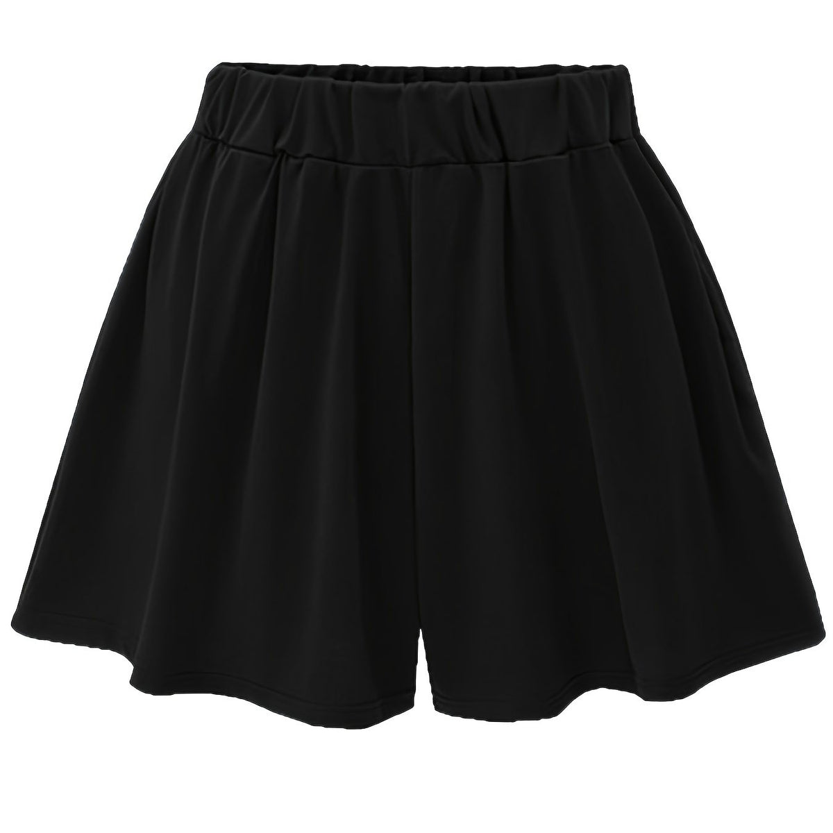 Women's Plus High Rise High Stretch Basic Shorts