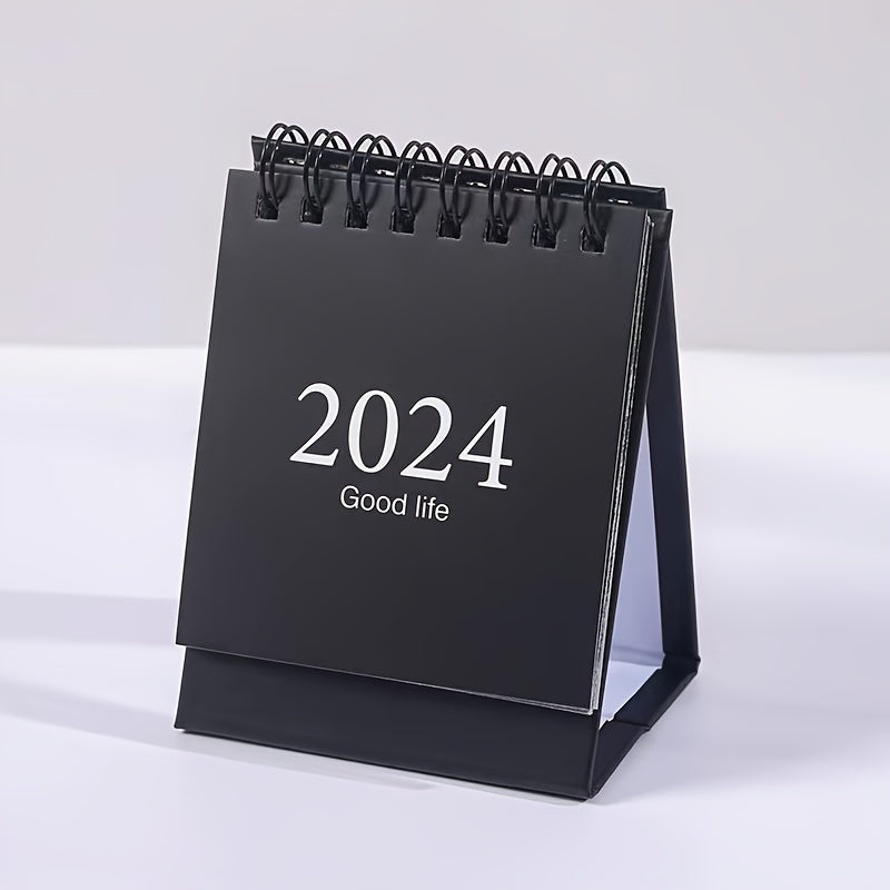 Desk Calendar with Stickers 18-Month Planner for Home Office & School