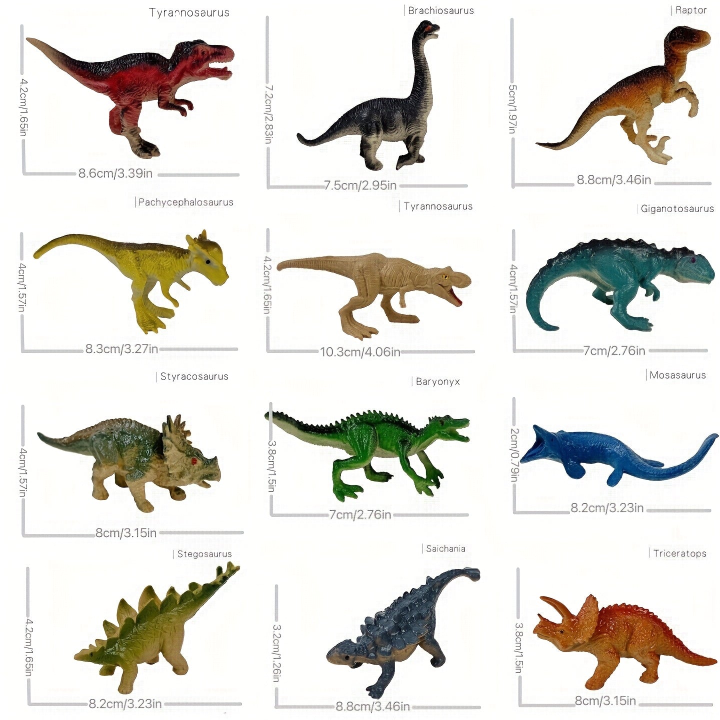 Mini Realistic Dinosaur Models for Birthdays & Christmas