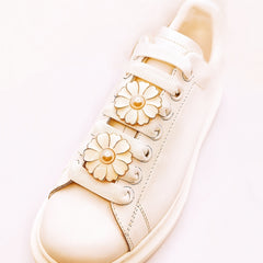 2pcs Faux Pearl Flower Shoe Charms DIY Accessories