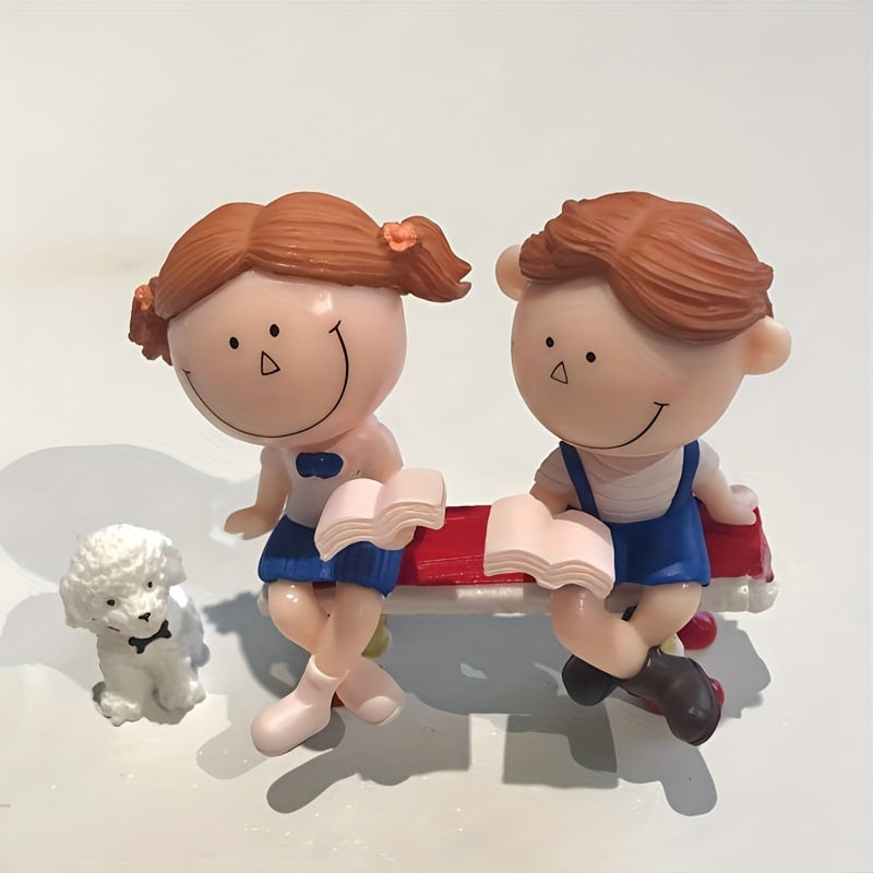 Christmas Halloween Holiday Reading Couples Puppy Garden Decorations