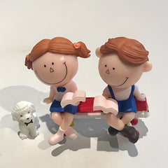Christmas Halloween Holiday Reading Couples Puppy Garden Decorations