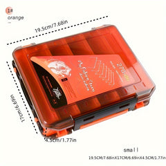 Double Layer Fishing Tackle Box with Multiple Compartments - Portable Organizer