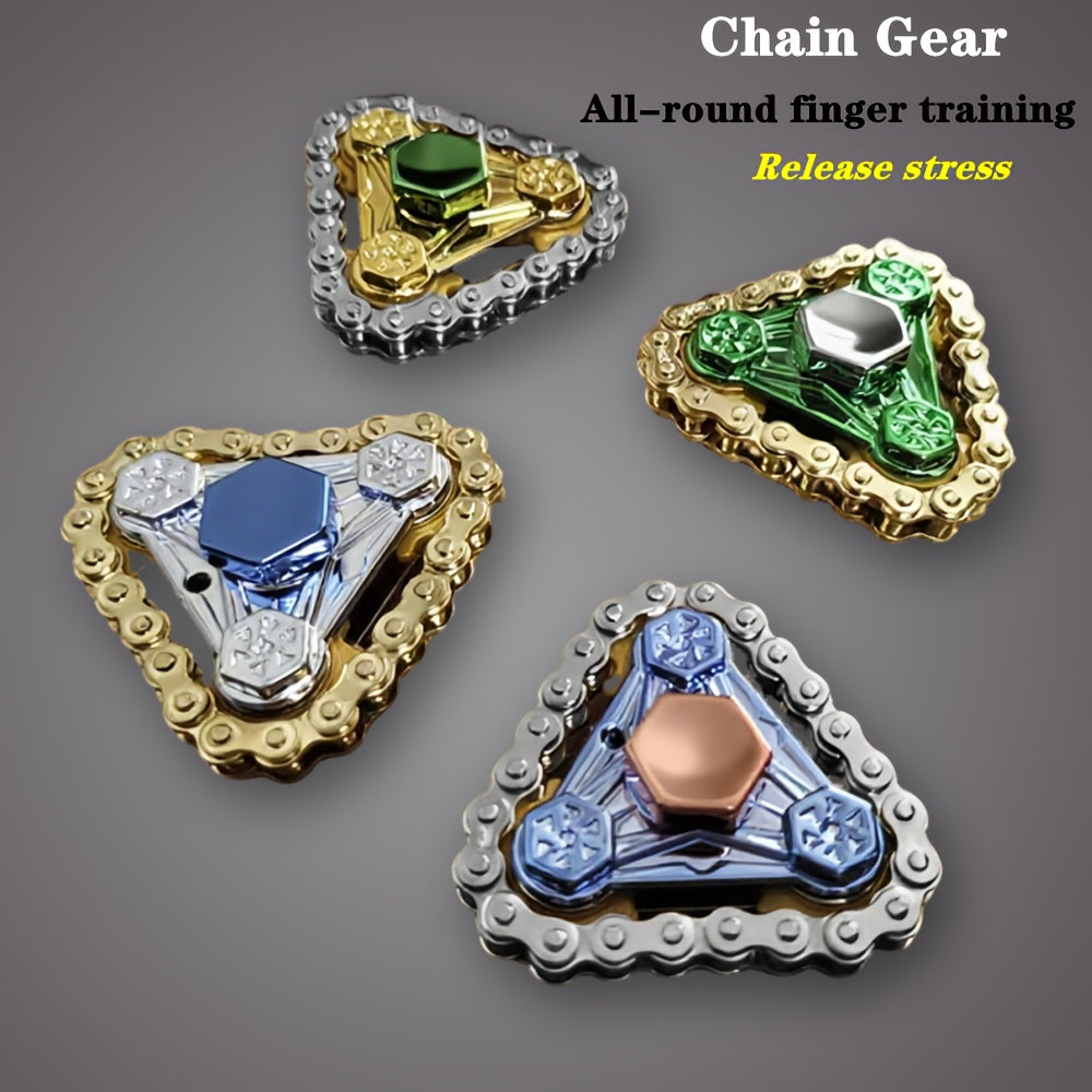 Mechanical Gear Fidget Spinner - Stress Relief Toy