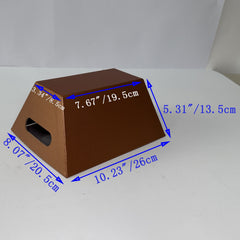 5pcs Trapezoidal Storage Box for Book Clothing Snacks