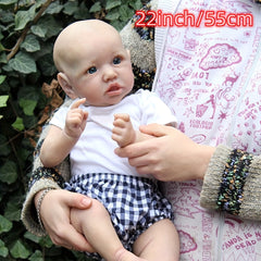 22" Reborn Baby Doll Full Vinyl Doll