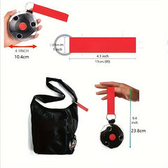 1pc Folding Shopping Bag Disc Travel Storage Bag