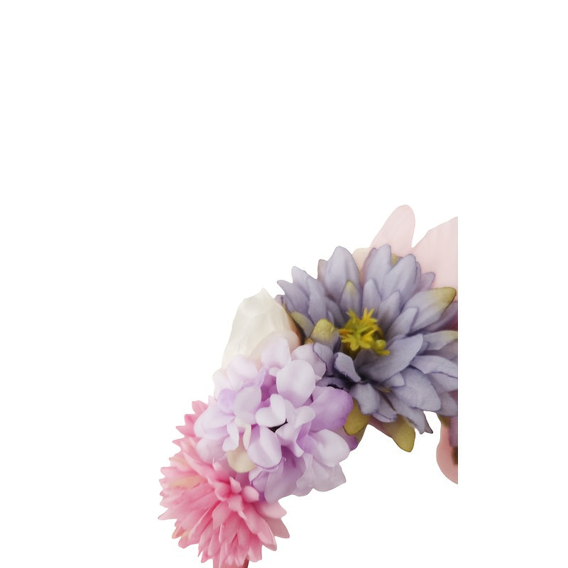 Floral Bridal Headband for Weddings Bridesmaids
