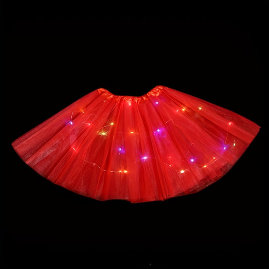 LED Glowing Tulle Skirt for Ballet Performances
