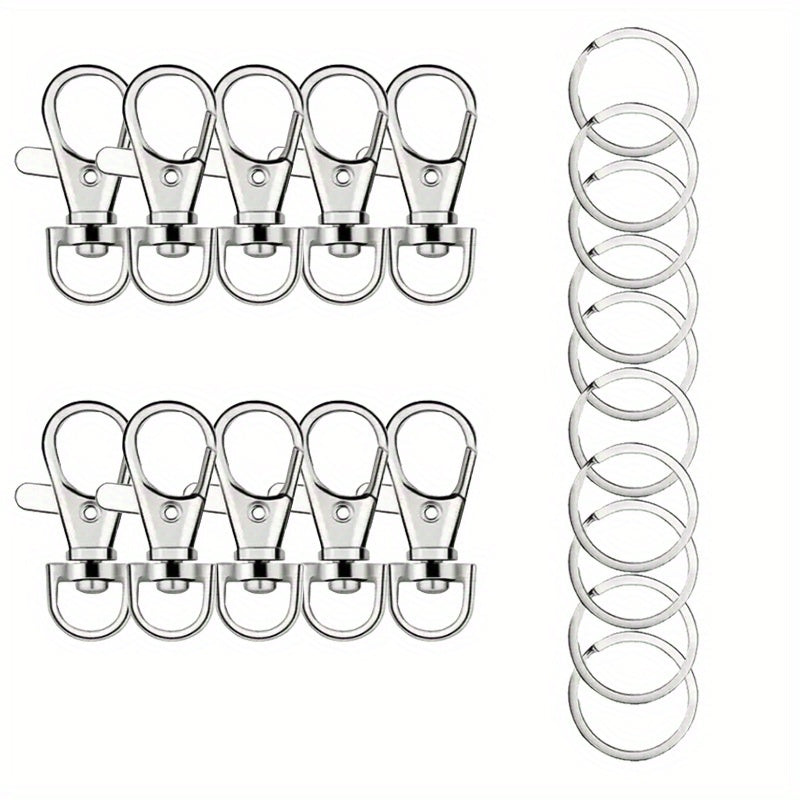 10pcs Swivel Clasps Set for DIY Necklace Bracelet Chain Supplies