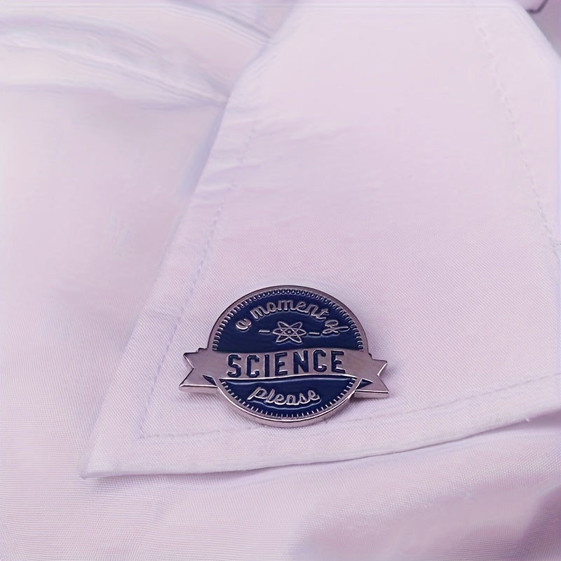 Science Enamel Lapel Pin Badges Metal Brooch