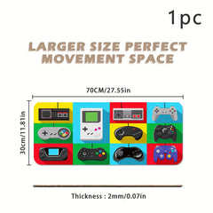 Enhanced Gaming Controller with Non-Slip Mouse Pad
