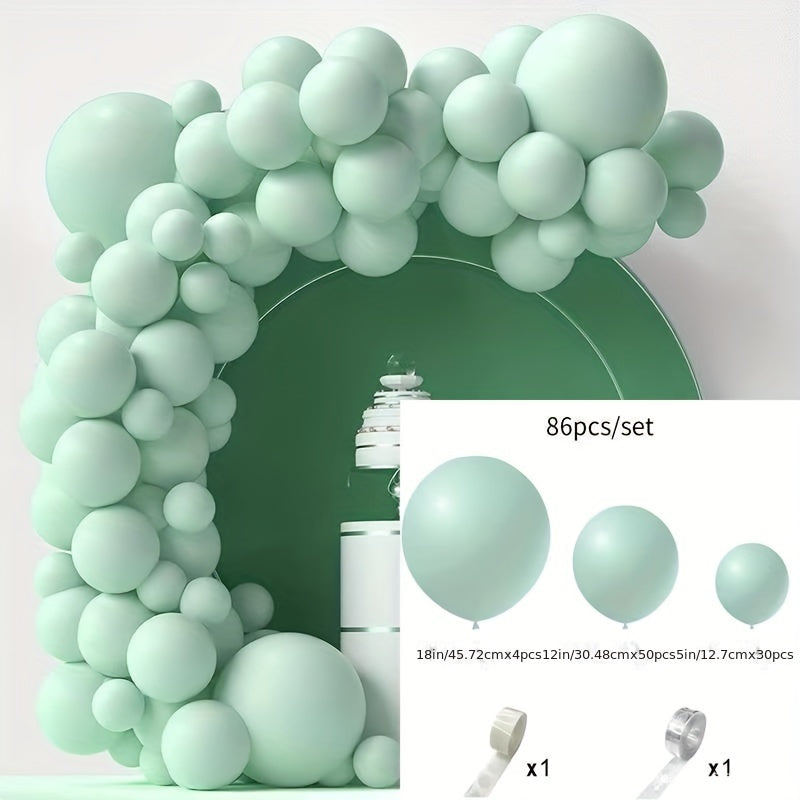 86PCS Mother's Celebration Balloons Set with Chain and Dispensing