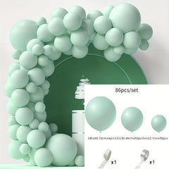 86PCS Mother's Celebration Balloons Set with Chain and Dispensing