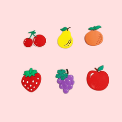 6pcs Fruit & Vegetable Magnetic Stickers for Refrigerator