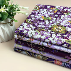 5pcs Printed Cotton Quilting Fabric DIY Sewing Scrapbooking Craft Patchwork