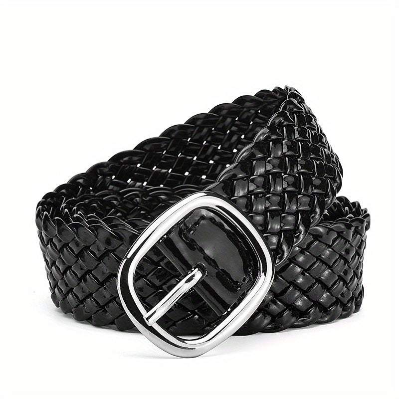 Y2K Candy Braid Belt PU Waist Belt for Women