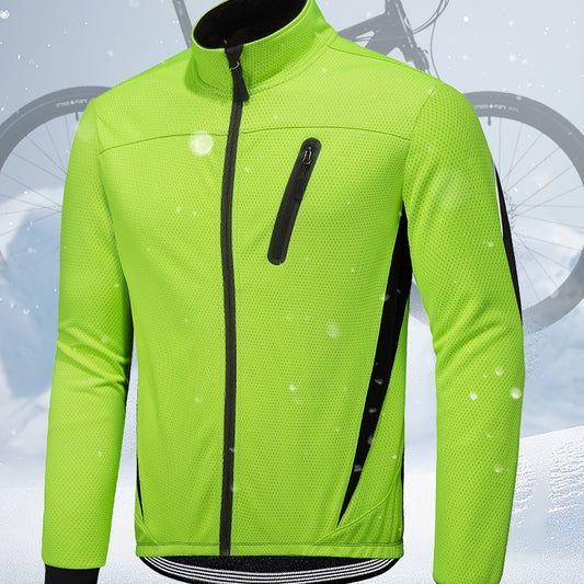 Men's Warm Waterproof Mountain Bike Riding Jacket Coat