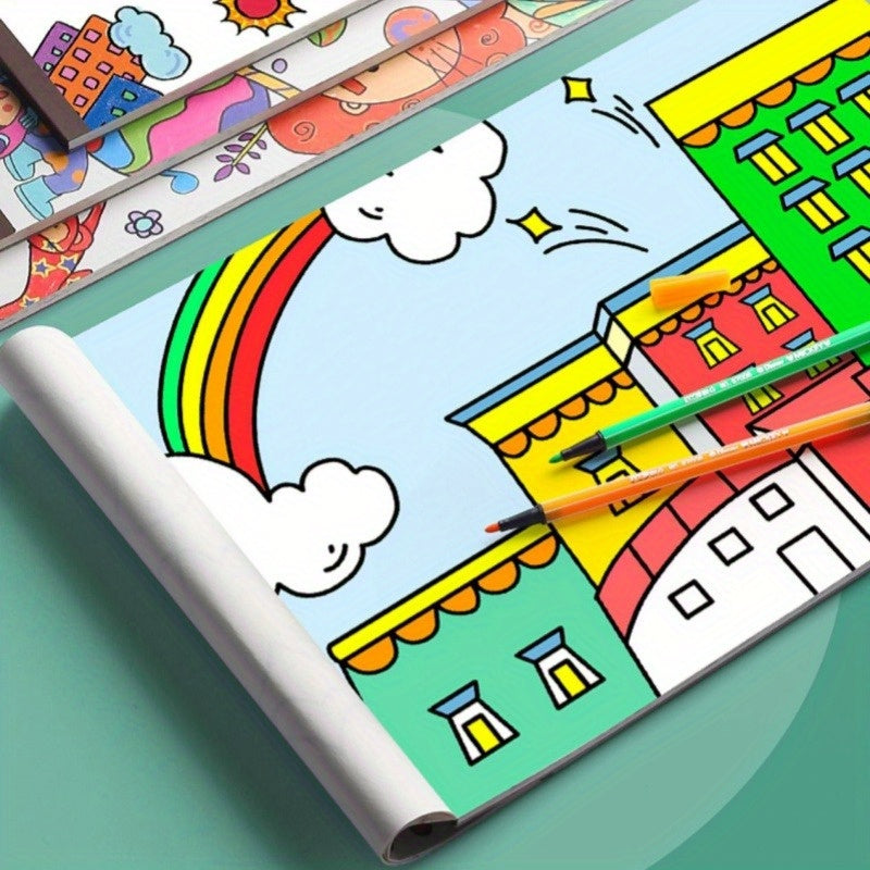 Animal Patterns Graffiti Drawing Book for Kids, 30 Sheets 8K Thick Paper