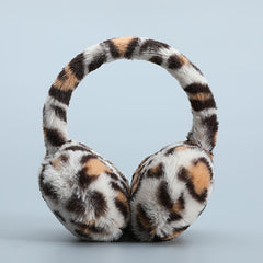 Leopard Print Ear Warmer Warm Windproof Stretch Fit Hand Wash Ideal Gift Winter